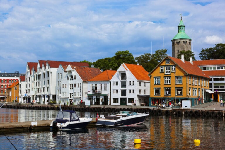 Waterfront of Stavanger, Norway.