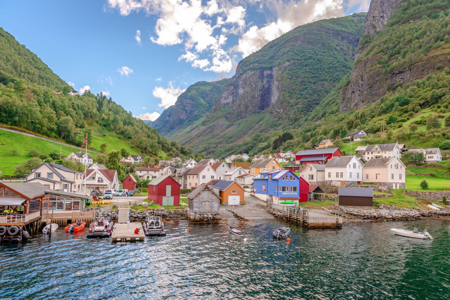 A view of Undredal village from the fjord. Photo: Apostolis Giontzis / Shutterstock.com.