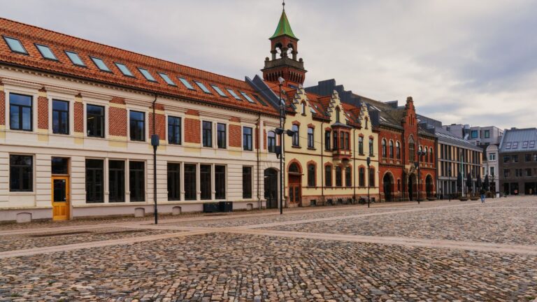 Kristiansand city square.