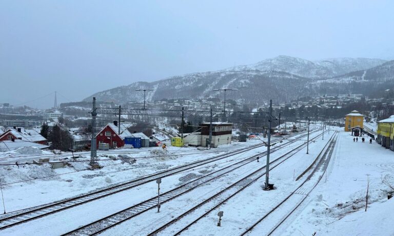 Narvik railway station. Photo: David Nikel.