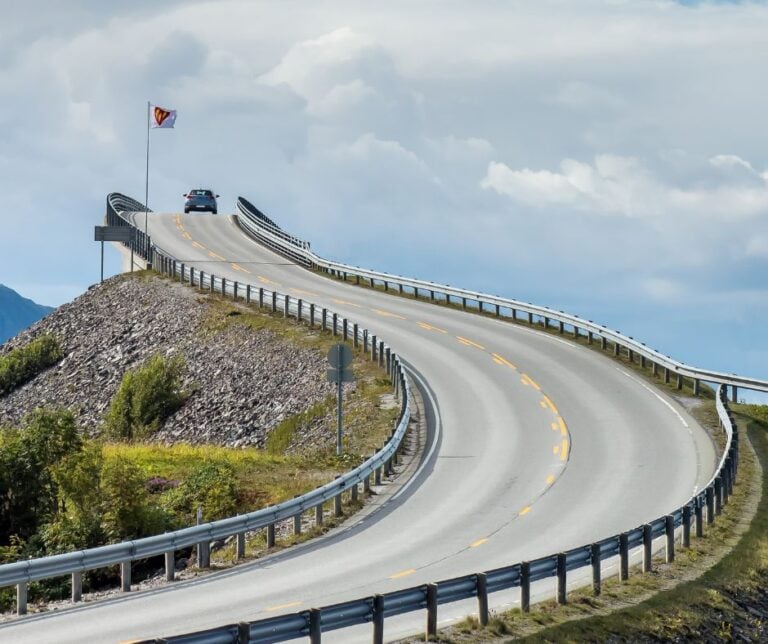 Storseisundet bridge on Norway's Atlantic Road.