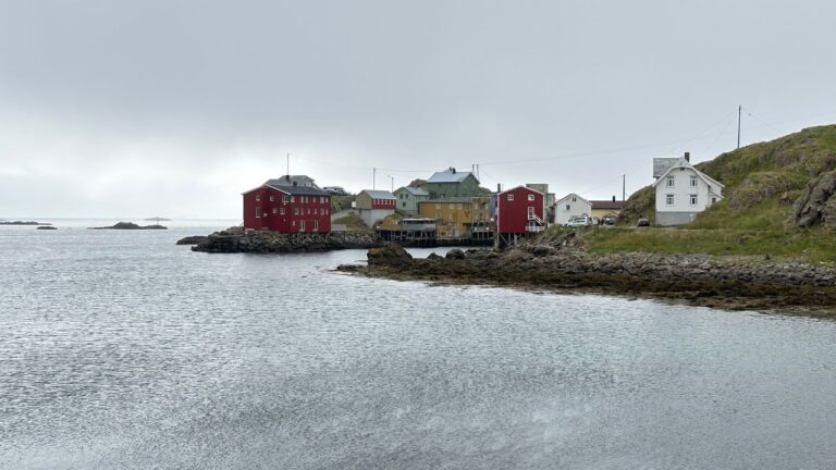 Nyksund village in Vesterålen, Norway.