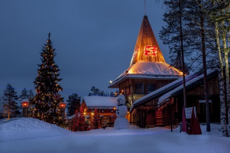 Santa Claus Village in Rovaniemi, Finland.
