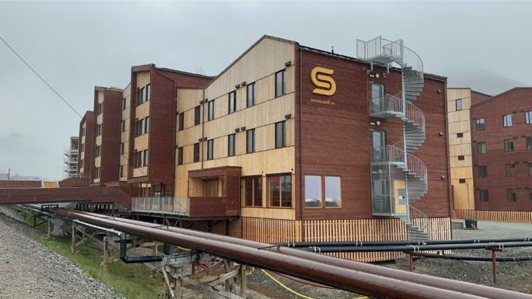 Student accommodation in Longyearbyen, Svalbard.