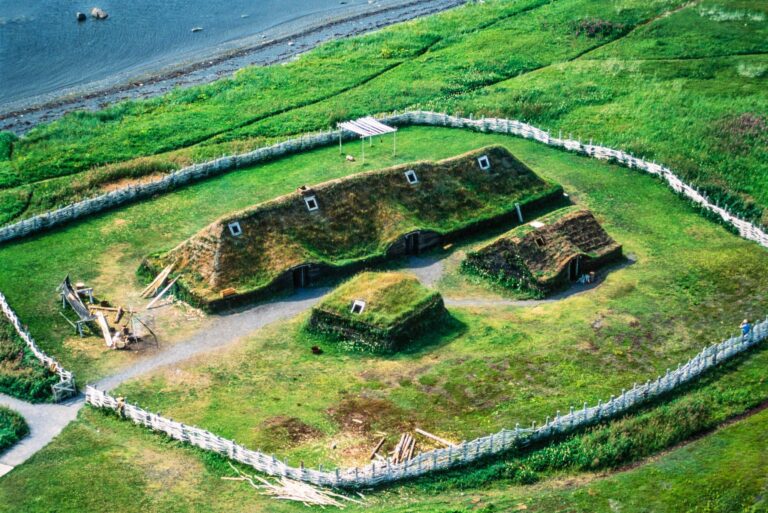 L’anse aux Meadows in Newfoundland.