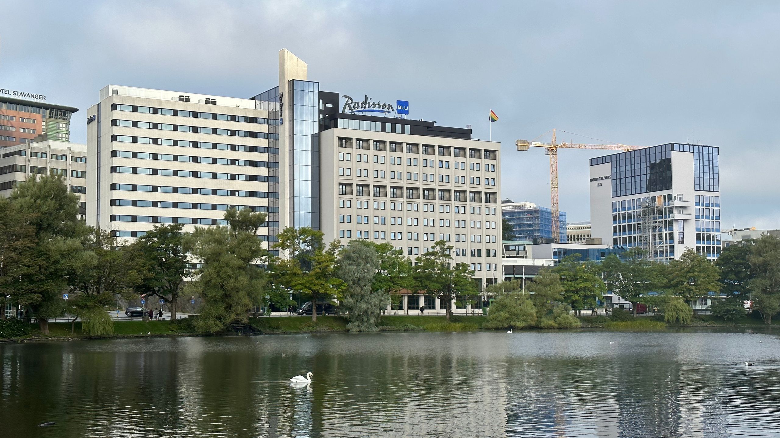 Exterior of the Radisson Blu Atlantic in Stavanger.