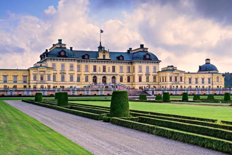 Drottningholm Palace exterior.