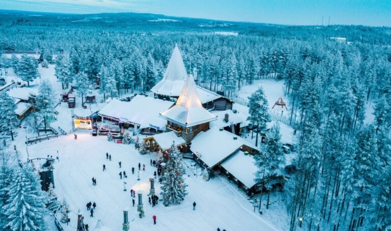 The home of Santa Claus in Rovaniemi, Finland.