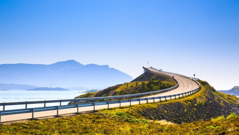 Atlantic Road national scenic route in Norway.