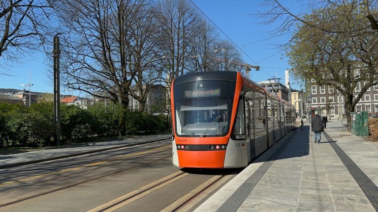 Bergen light rail, known as Bybanen.