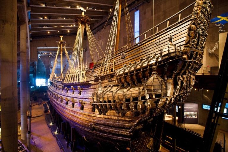 Inside the Vasa Museum in Stockholm, Sweden. Photo: Alexander Tolstykh / Shutterstock.com.