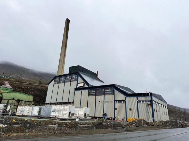 Longyearbyen power station on Svalbard.