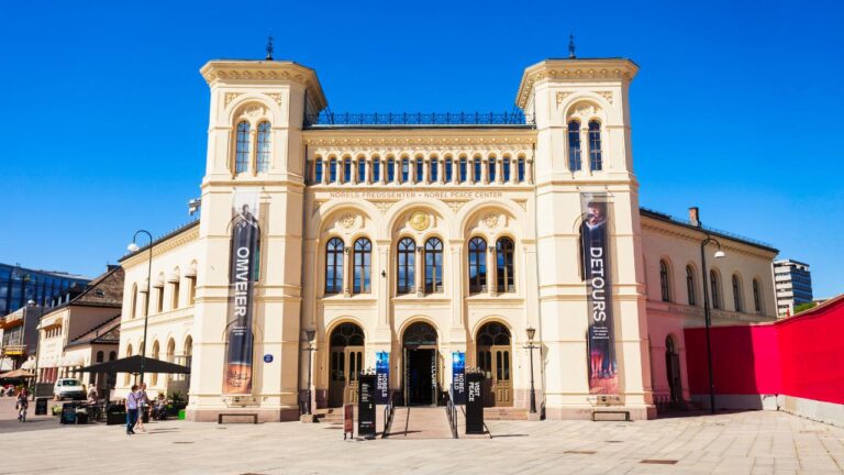 Exterior of the Nobel Peace Center in Oslo, Norway.