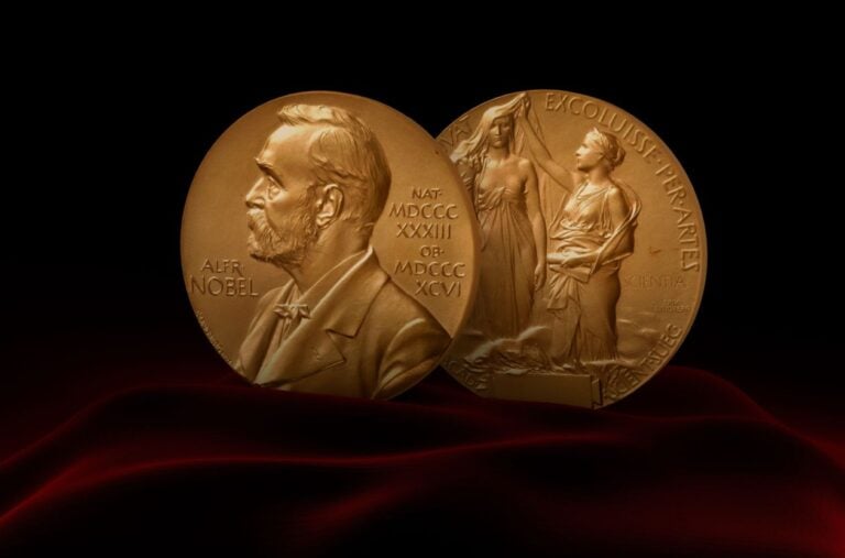 Nobel Peace Prize medals.