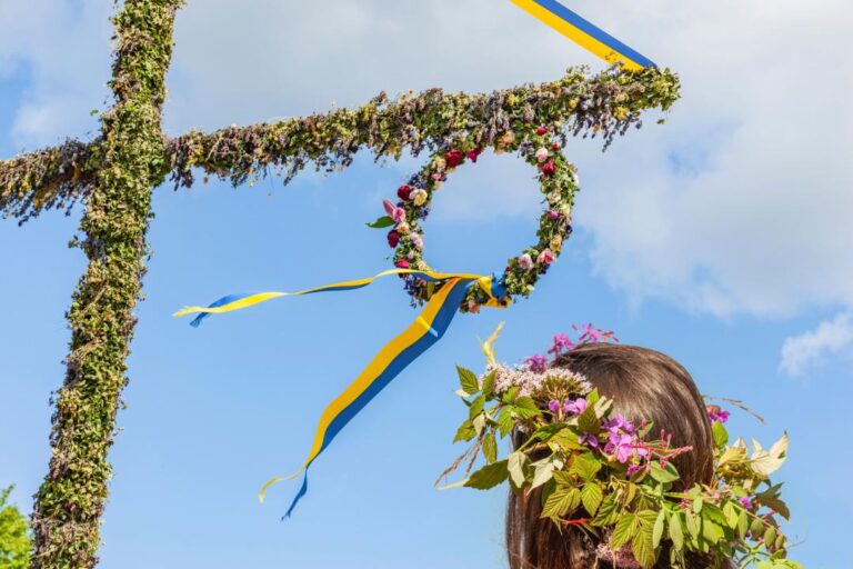 Swedish Midsummer celebration.