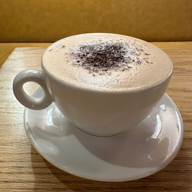 Cup of coffee in a Norway cafe. Photo: David Nikel.