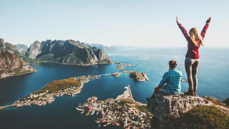 Famous hiking trail in Northern Norway.