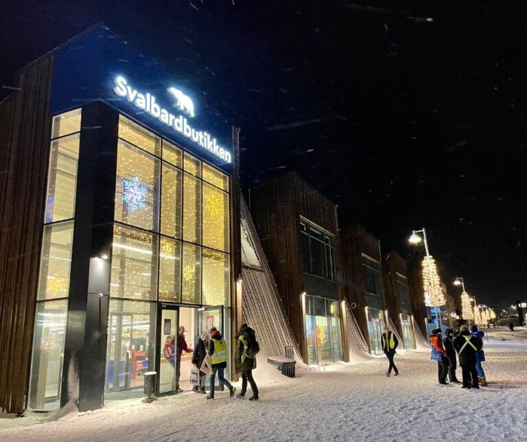 Main superstore in Longyearbyen, Svalbard. Photo: David Nikel.