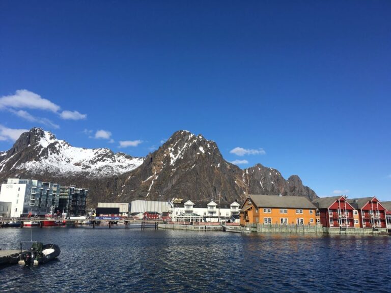 The wonderful setting of Svolvær in Lofoten. Photo: David Nikel.