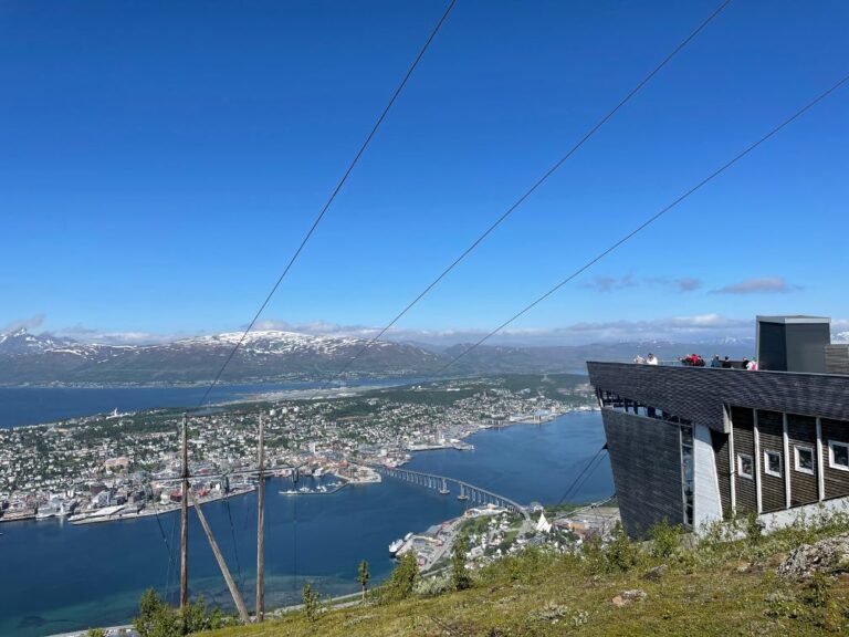 The view from Tromsø Cable Car in the summer. Photo: David Nikel.