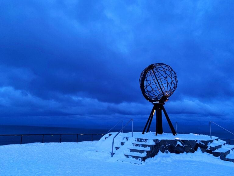 Norway's North Cape in the winter. Photo: David Nikel.
