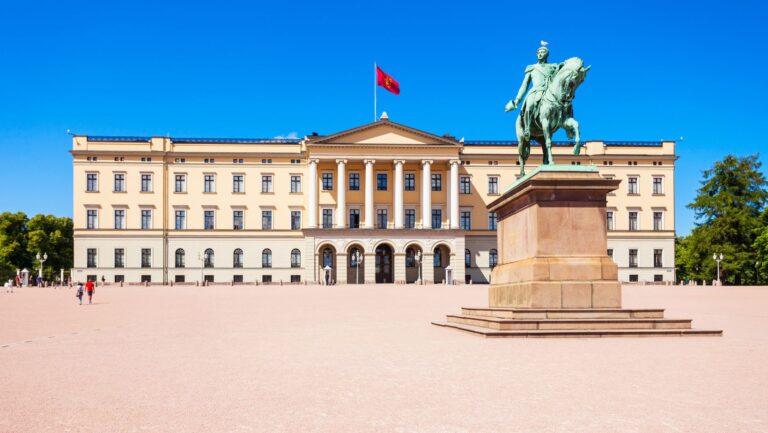 Royal Palace in Oslo, Norway.