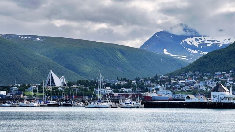 View of Tromsø from downtown. Photo: David Nikel.