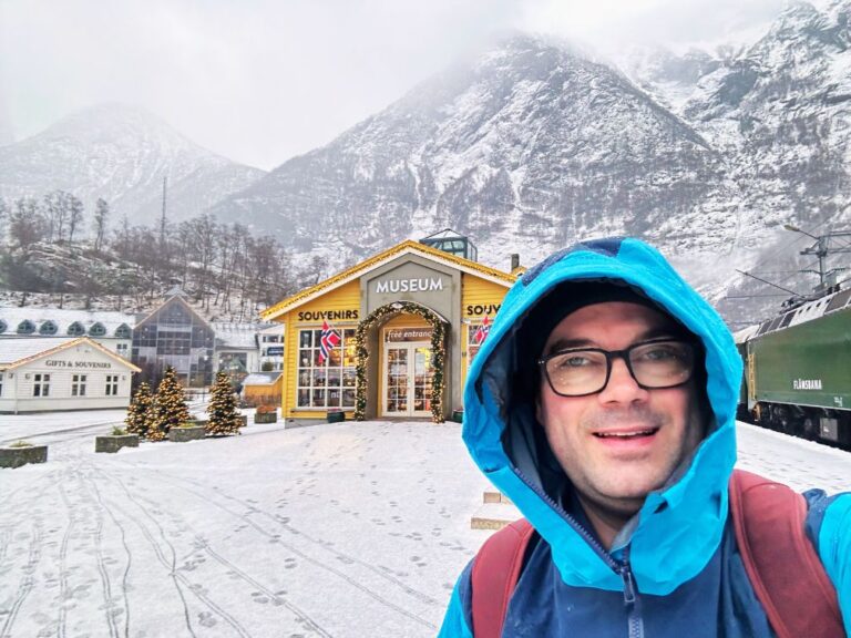 David at Flåm Museum. Photo: David Nikel.