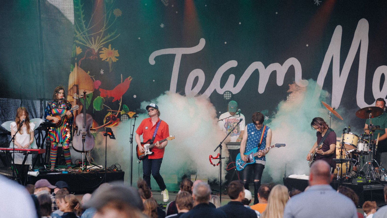 Team Me playing live in the summer of 2023. Photo: Bjørk Ellingsbø.