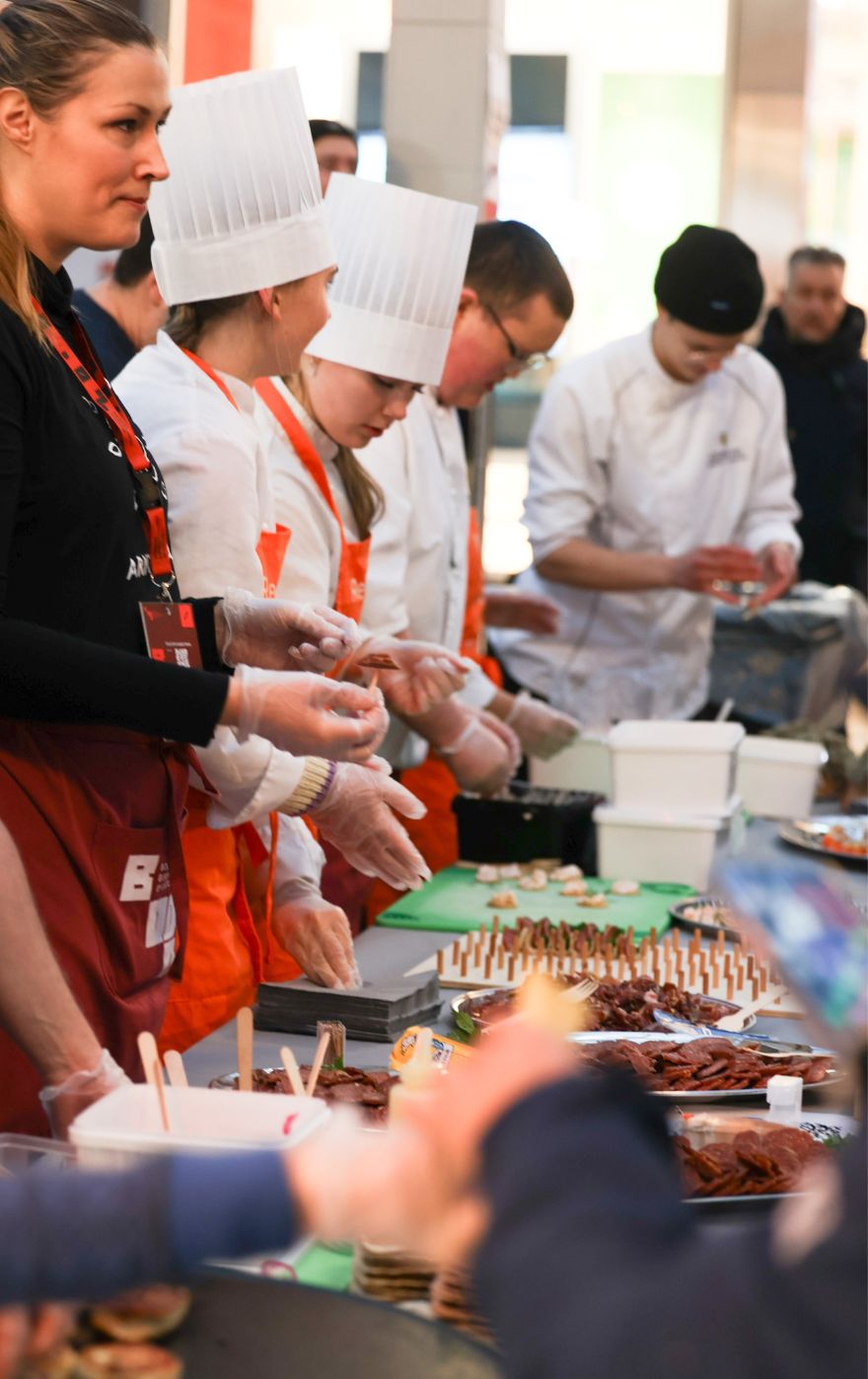 Arctic food showcase. Photo: Arina Karbovskaya / Bodø 2024.