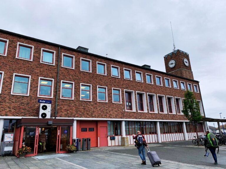 Bodø railway station building. Photo: David Nikel.