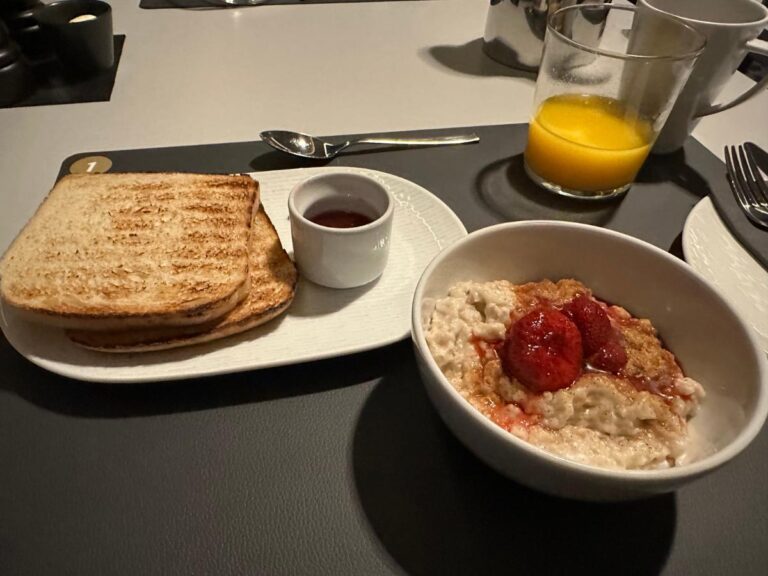 Breakfast on Havila Voyages. Photo: David Nikel.