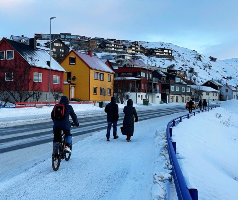 A cold winter day in Hammerfest. Photo: David Nikel.