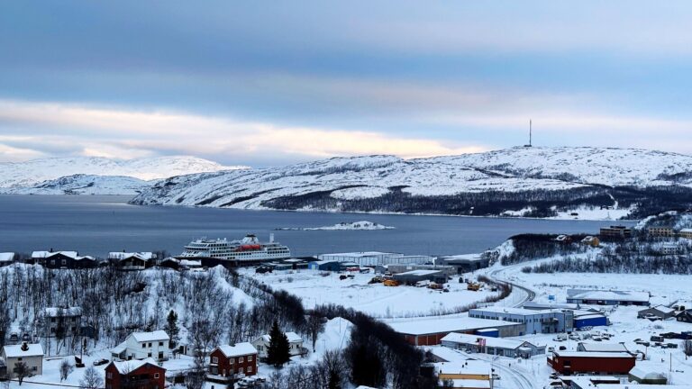 Havila Polaris docked in Kirkenes. Photo: David Nikel.