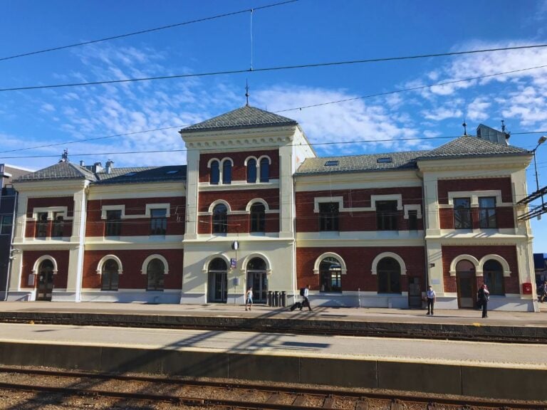 Kristiansand railway station. Photo: David Nikel.