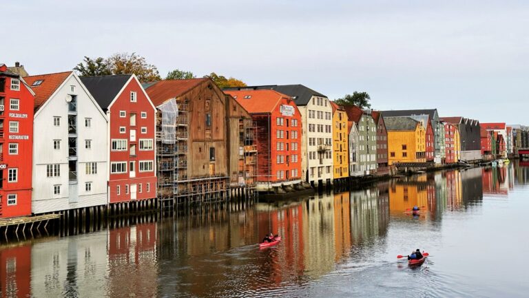 River in Trondheim, Norway.