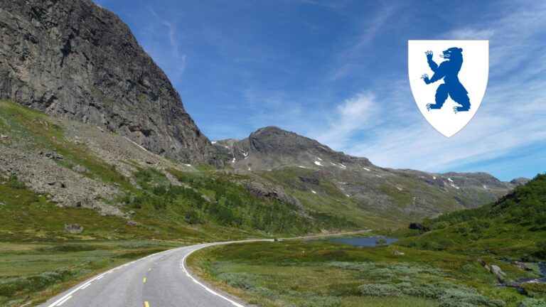 A road in Buskerud county, Norway.