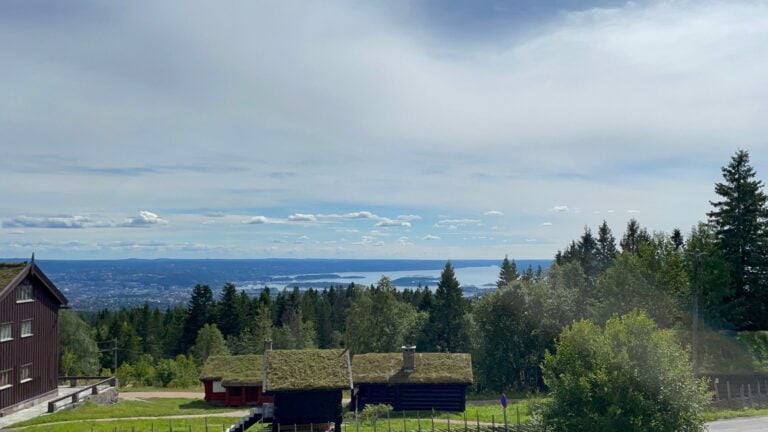 A view from Oslo from Frognerseteren. Photo: David Nikel.