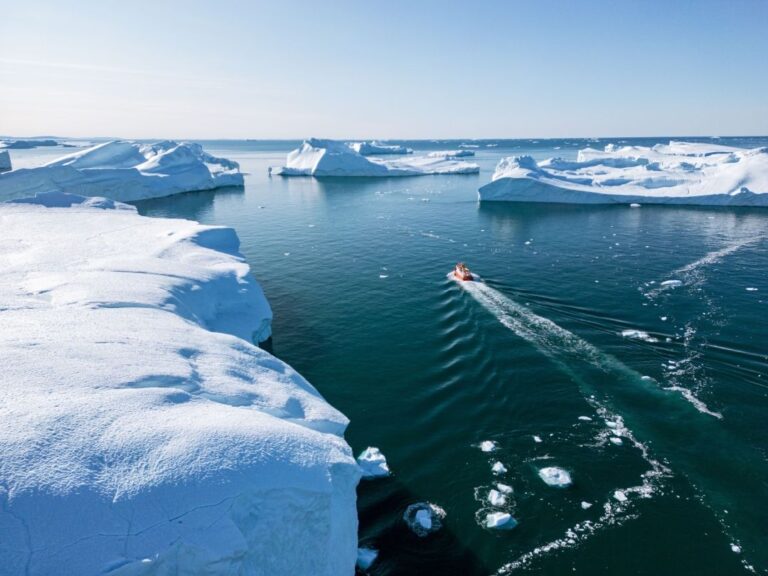 Ilulissat Icefjord in Greenland.