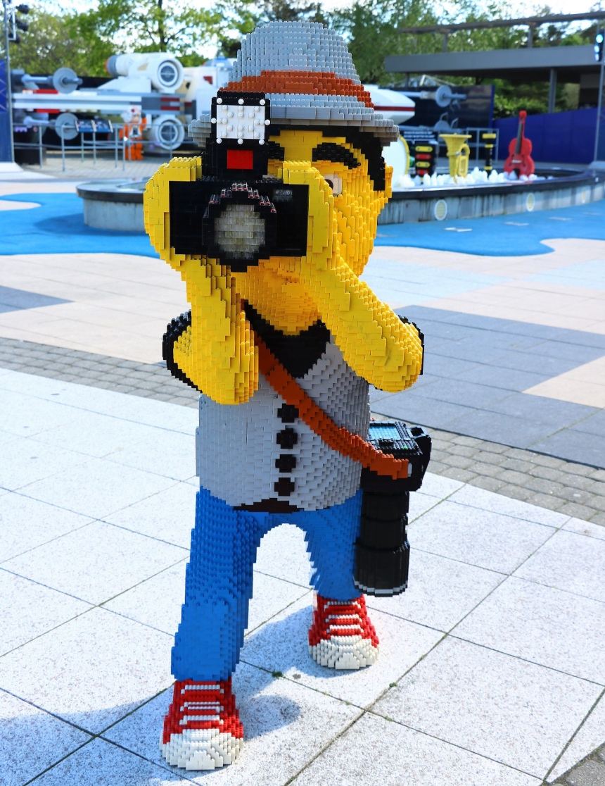 A Lego figure at Legoland in Denmark. Photo: WiktorB / Shutterstock.com.