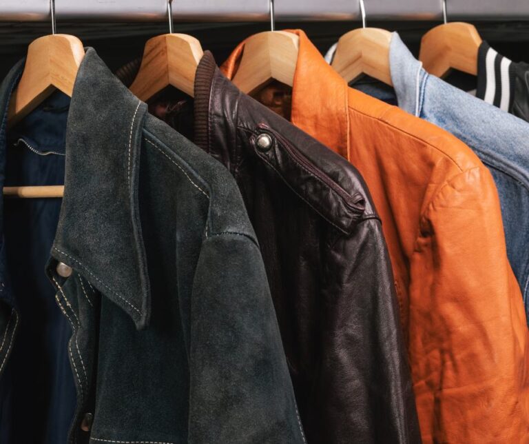 Second-hand jackets.