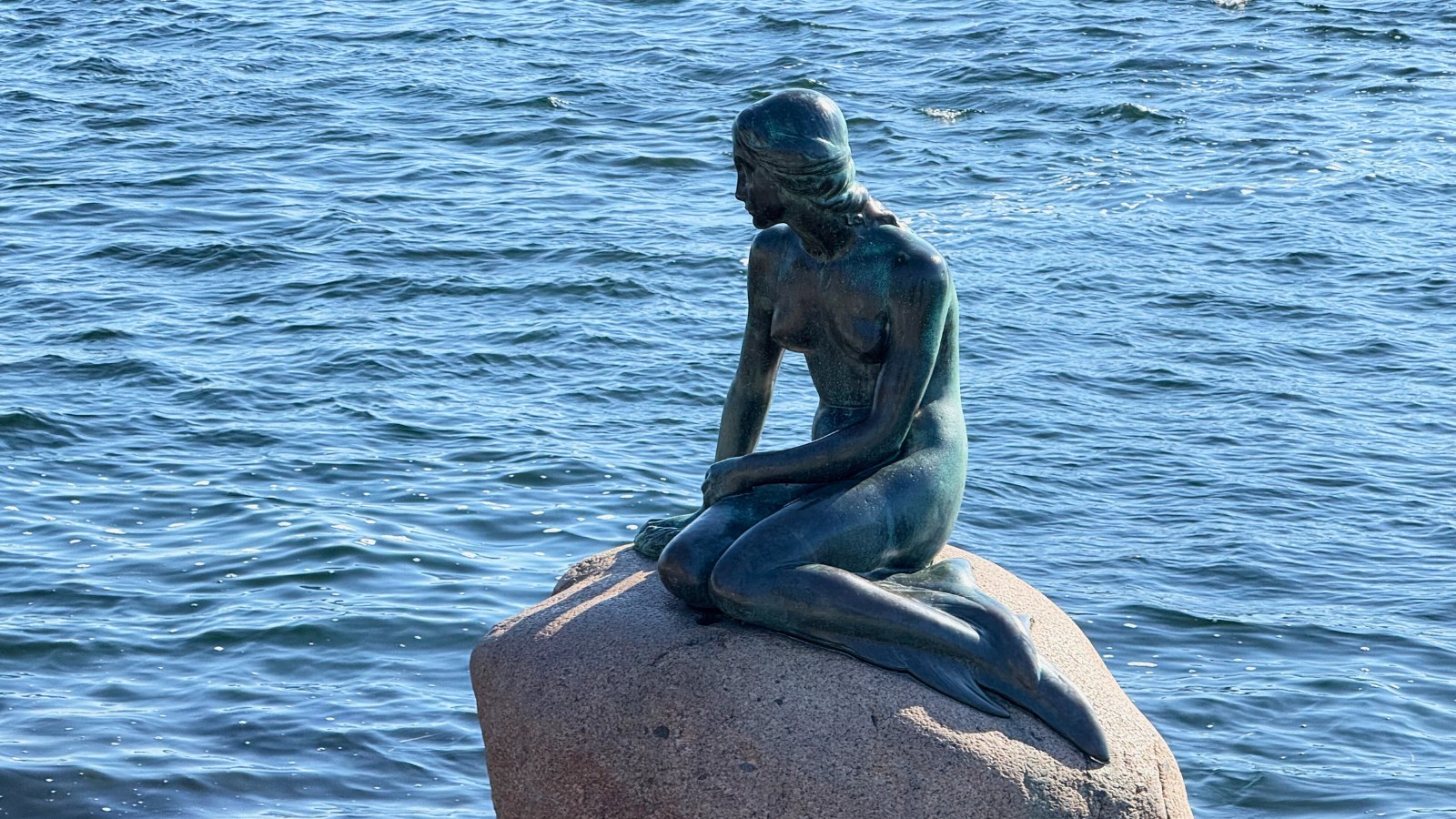 Little Mermaid statue on the waterfront in Copenhagen. Photo: David Nikel.