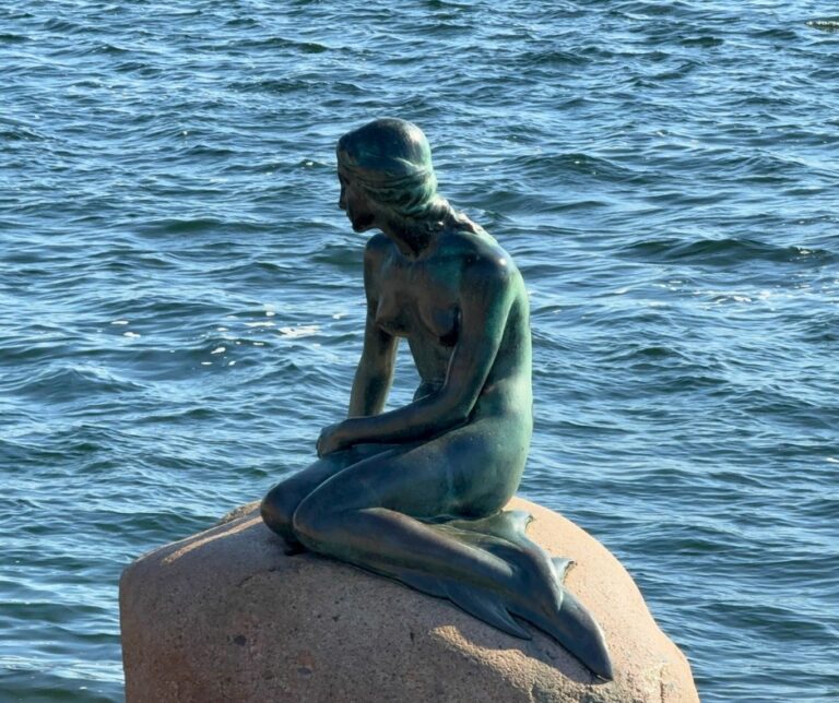 Little Mermaid sculpture in Copenhagen, Denmark. Photo: David Nikel.
