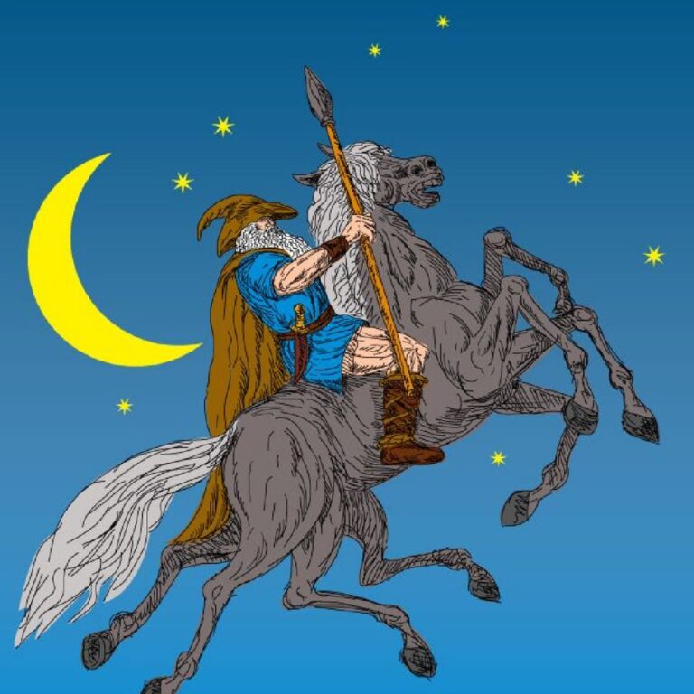 A modern interpretation of Sleipnir.