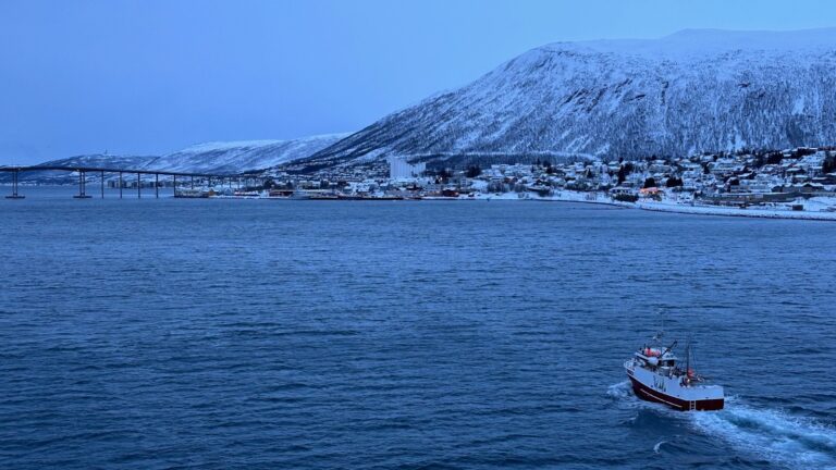 Blue hour in Tromsø, Norway. Photo: David Nikel.