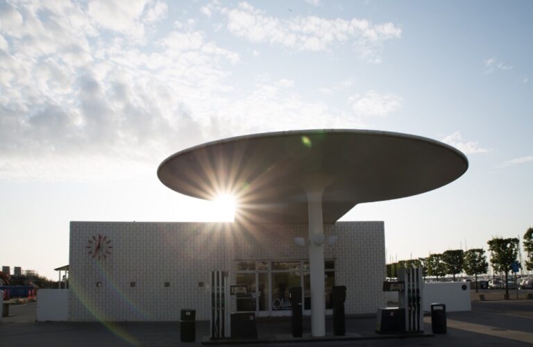 Skovshoved gas station in Copenhagen, Denmark. Photo: Chris Hall / Shutterstock.com.