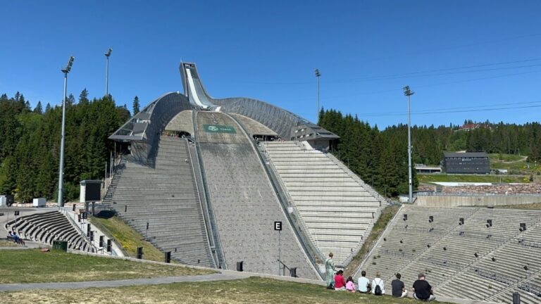 Oslo’s Holmenkollen Ski Jump in the summer. Photo: David Nikel.