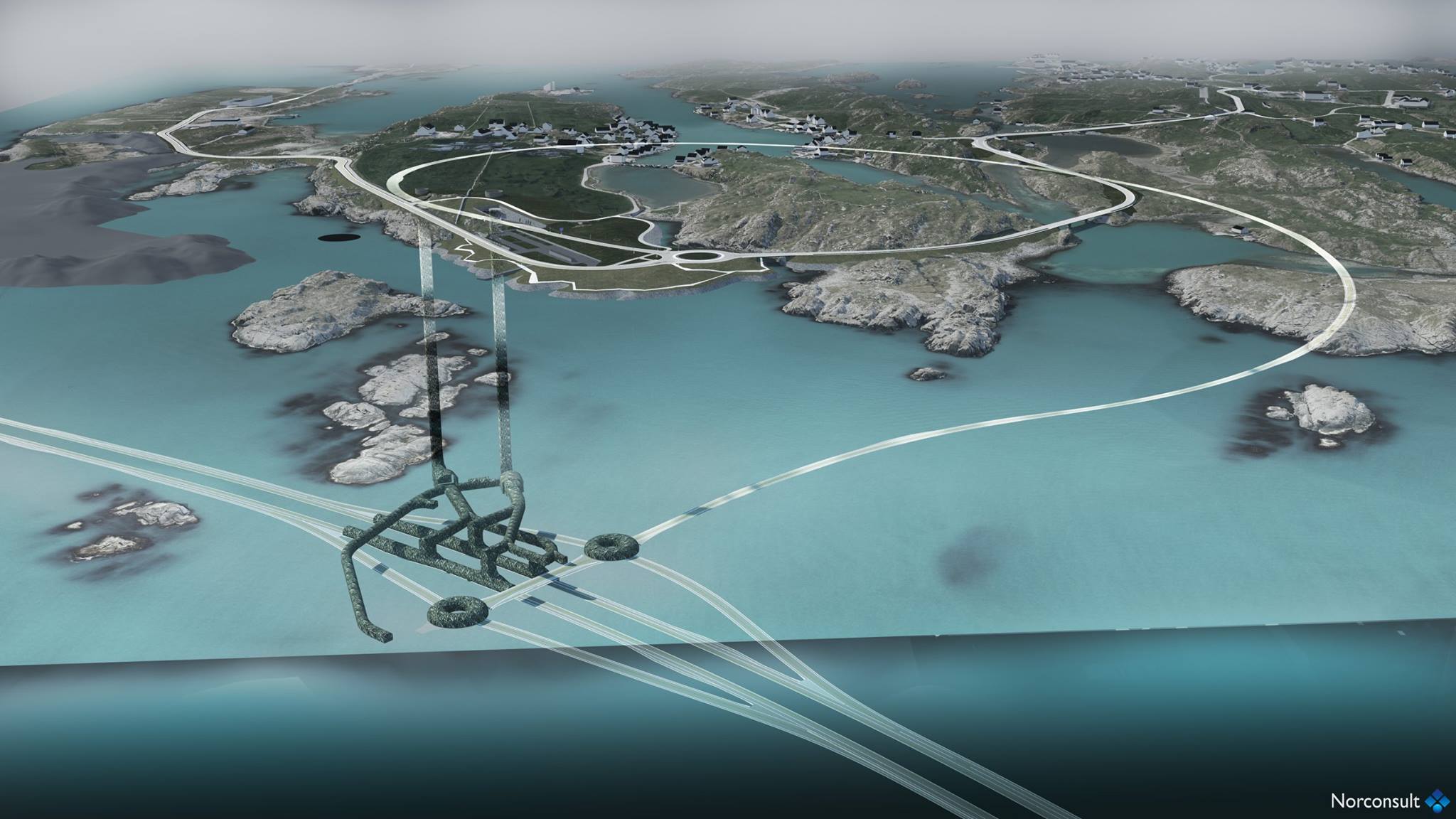 Plans for Rogfast undersea tunnel. Illustration: Norconsult.