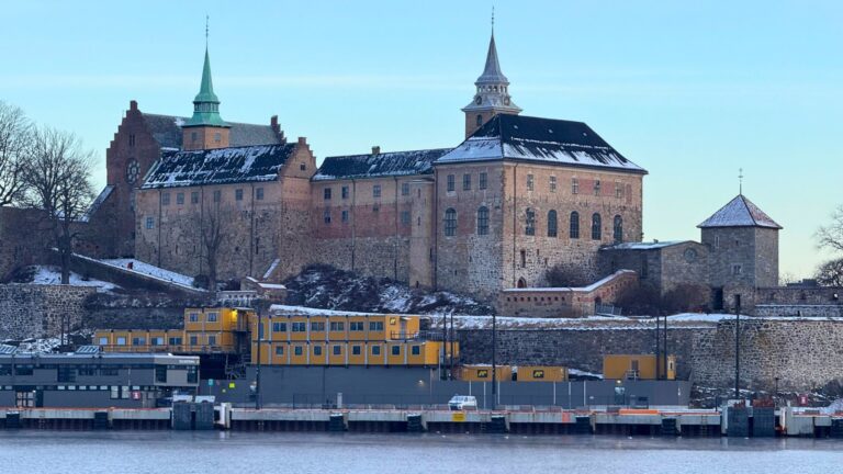 Oslo's Akershus Fortress from the water. Photo: David Nikel.