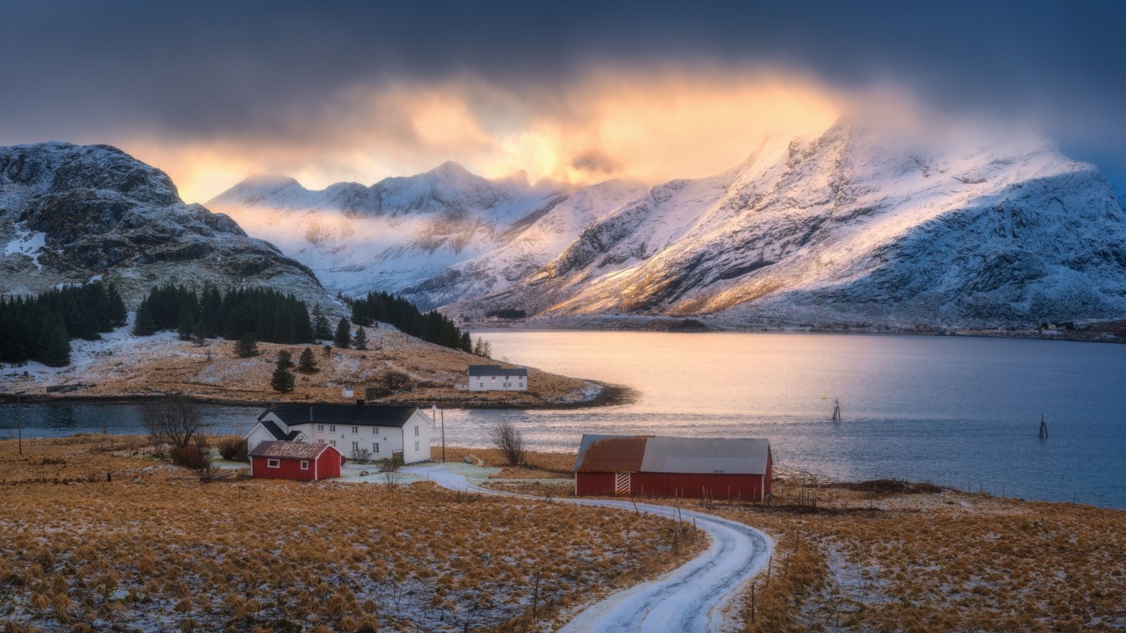 Landscape image of rural Norway.